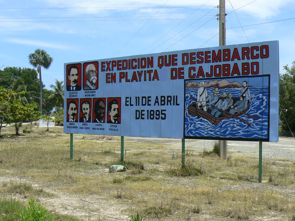 Playa de Cajobabo Desenmbarco de Martí y Máximo Gómez