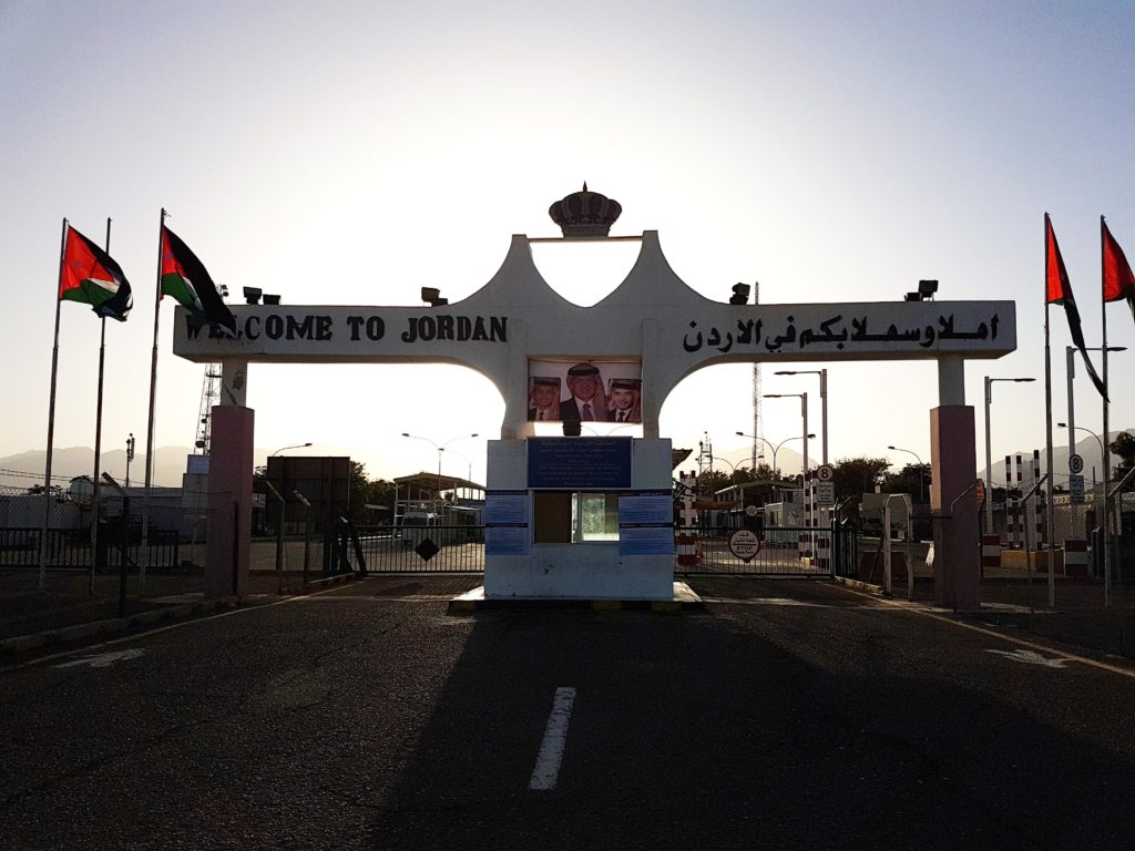 frontera jordania